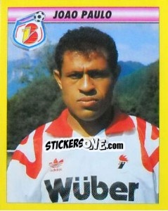 Sticker Joao Paulo - Calcio 1993-1994 n. 336 - Merlin