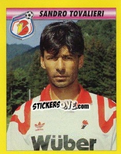 Sticker Sandro Tovalieri - Calcio 1993-1994 n. 337 - Merlin