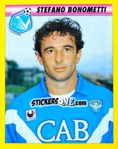 Figurina Stefano Bonometti - Calcio 1993-1994 - Merlin