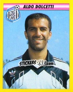 Sticker Aldo Dolcetti - Calcio 1993-1994 n. 344 - Merlin