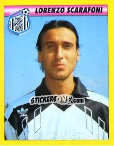Figurina Lorenzo Scarafoni - Calcio 1993-1994 - Merlin
