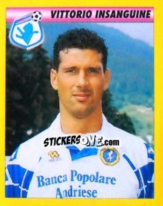 Figurina Vittorio Insanguine - Calcio 1993-1994 - Merlin