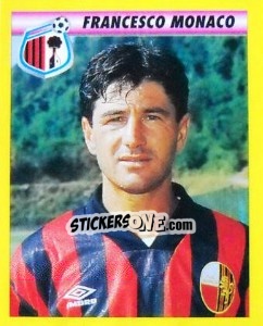 Figurina Francesco Monaco - Calcio 1993-1994 - Merlin