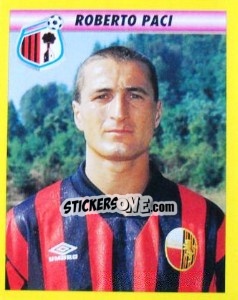 Figurina Roberto Paci - Calcio 1993-1994 - Merlin