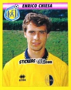 Sticker Enrico Chiesa - Calcio 1993-1994 n. 363 - Merlin