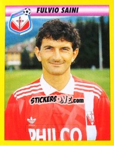 Sticker Fulvio Saini - Calcio 1993-1994 - Merlin