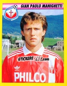 Sticker Gian Paolo Manighetti - Calcio 1993-1994 - Merlin