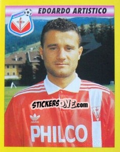 Sticker Edoardo Artistico - Calcio 1993-1994 - Merlin