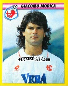 Sticker Giacomo Modica - Calcio 1993-1994 n. 370 - Merlin