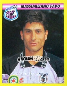 Cromo Massimiliano Favo - Calcio 1993-1994 n. 375 - Merlin