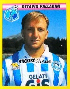 Sticker Ottavio Palladini - Calcio 1993-1994 - Merlin