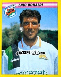 Figurina Enio Bonaldi - Calcio 1993-1994 - Merlin