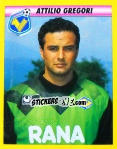 Sticker Attilio Gregori - Calcio 1993-1994 n. 394 - Merlin