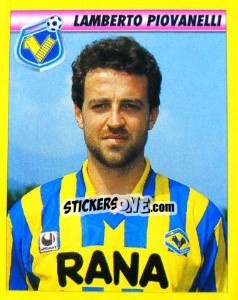 Sticker Lamberto Piovanelli - Calcio 1993-1994 - Merlin