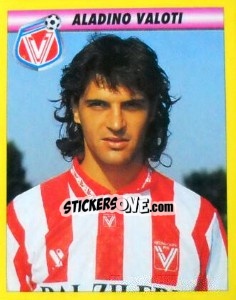 Sticker Aladino Valoti - Calcio 1993-1994 - Merlin