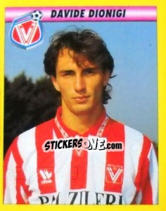 Figurina Davide Dionigi - Calcio 1993-1994 - Merlin