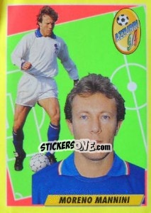 Sticker Moreno Mannini - Calcio 1993-1994 - Merlin
