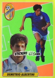 Sticker Demetrio Albertini - Calcio 1993-1994 n. 410 - Merlin