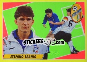 Figurina Stefano Eranio - Calcio 1993-1994 - Merlin