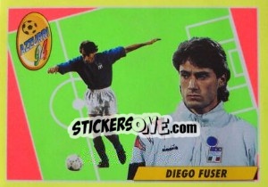 Sticker Diego Fuser - Calcio 1993-1994 n. 414 - Merlin
