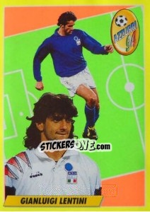 Sticker Gianluigi Lentini - Calcio 1993-1994 n. 415 - Merlin