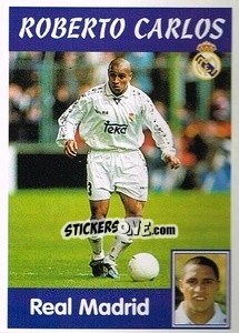 Sticker Roberto Carlos - Liga Spagnola 1997-1998 n. 6 - Panini