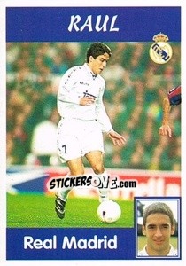 Sticker Raul - Liga Spagnola 1997-1998 - Panini