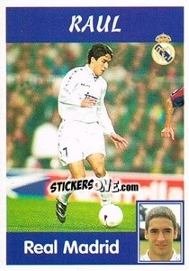 Sticker Raul - Liga Spagnola 1997-1998 n. 13 - Panini