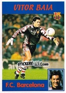 Sticker Vitor Baia - Liga Spagnola 1997-1998 n. 17 - Panini