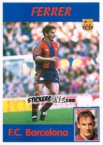 Sticker Ferrer - Liga Spagnola 1997-1998 n. 18 - Panini