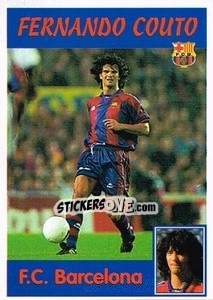 Sticker Fernando Couto - Liga Spagnola 1997-1998 n. 21 - Panini