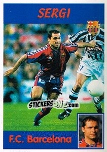 Figurina Sergi - Liga Spagnola 1997-1998 - Panini