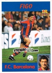 Cromo Figo - Liga Spagnola 1997-1998 - Panini