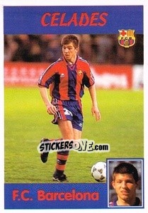 Cromo Celades - Liga Spagnola 1997-1998 - Panini