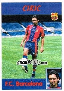 Sticker Ciric - Liga Spagnola 1997-1998 - Panini