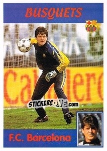 Sticker Busquets - Liga Spagnola 1997-1998 n. 32 - Panini