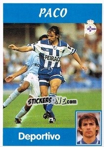 Sticker Paco - Liga Spagnola 1997-1998 - Panini