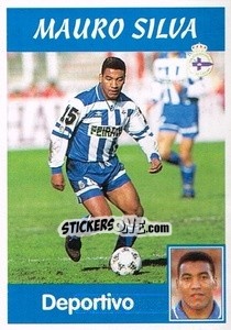 Sticker Mauro Silva - Liga Spagnola 1997-1998 n. 41 - Panini