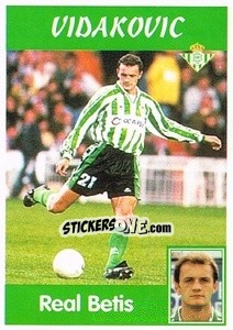 Sticker Vidakovic - Liga Spagnola 1997-1998 - Panini