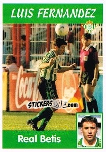 Sticker Luis Fernandez - Liga Spagnola 1997-1998 n. 54 - Panini
