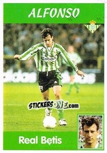 Sticker Alfonso - Liga Spagnola 1997-1998 n. 61 - Panini