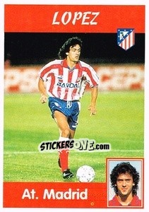 Figurina Lopez - Liga Spagnola 1997-1998 - Panini