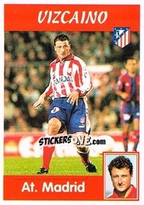Sticker Vizcaino - Liga Spagnola 1997-1998 n. 73a - Panini