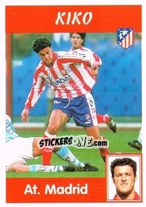 Figurina Kiko - Liga Spagnola 1997-1998 - Panini