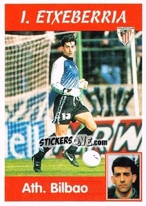 Sticker I. Etxeberria - Liga Spagnola 1997-1998 - Panini