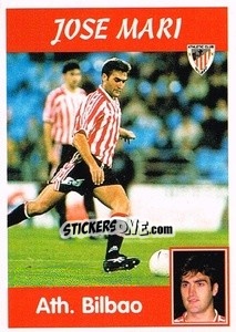 Sticker Jose Mari - Liga Spagnola 1997-1998 n. 87 - Panini