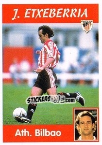 Sticker J. Etxeberria - Liga Spagnola 1997-1998 - Panini