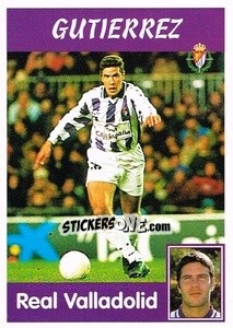 Figurina Gutierrez - Liga Spagnola 1997-1998 - Panini