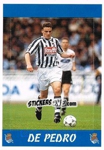 Sticker De Pedro - Liga Spagnola 1997-1998 - Panini
