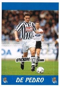 Sticker De Pedro - Liga Spagnola 1997-1998 n. 124 - Panini